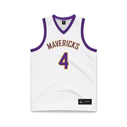 Minn. St. - NCAA Women's Basketball : August Palmer - White Basketball Jersey-0