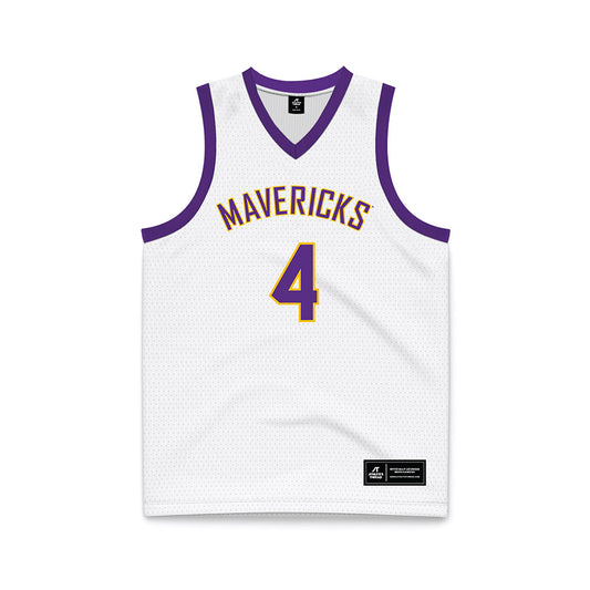 Minn. St. - NCAA Women's Basketball : August Palmer - White Basketball Jersey-0