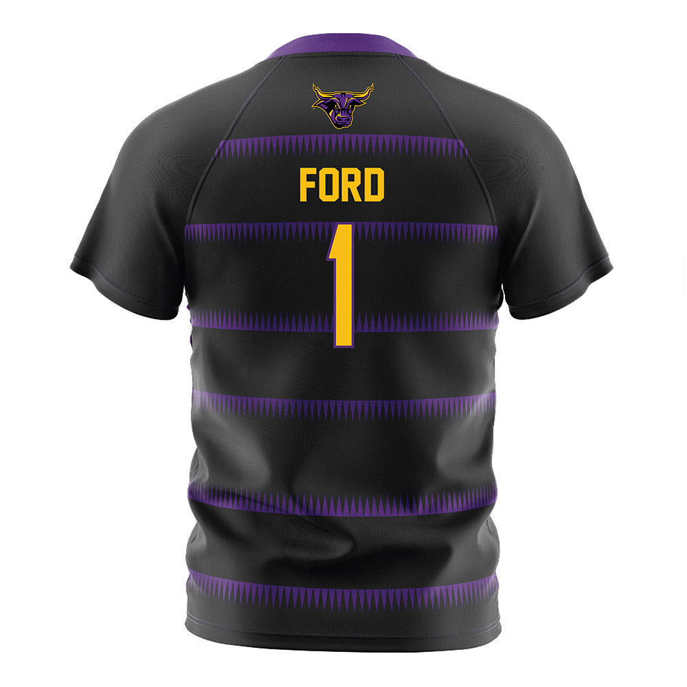 Minn. St. - NCAA Women's Soccer : Delaney Ford - Black Soccer Jersey-1