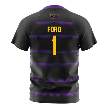 Minn. St. - NCAA Women's Soccer : Delaney Ford - Black Soccer Jersey-1