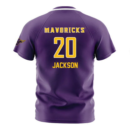 Minn. St. - NCAA Women's Soccer : Jade Jackson - Purple Soccer Jersey-1