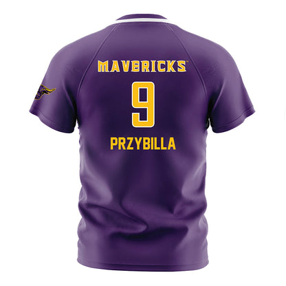 Minn. St. - NCAA Women's Soccer : Meghan Przybilla - Purple Soccer Jersey-1