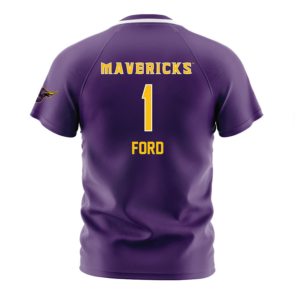 Minn. St. - NCAA Women's Soccer : Delaney Ford - Purple Soccer Jersey-1