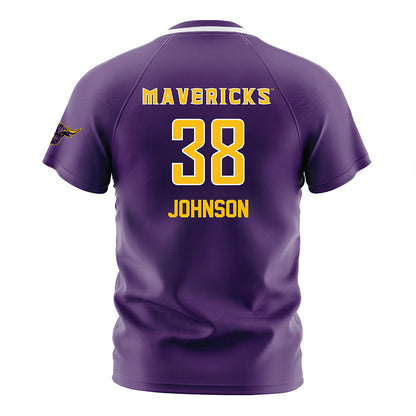 Minn. St. - NCAA Women's Soccer : Taryn Johnson - Purple Soccer Jersey-1
