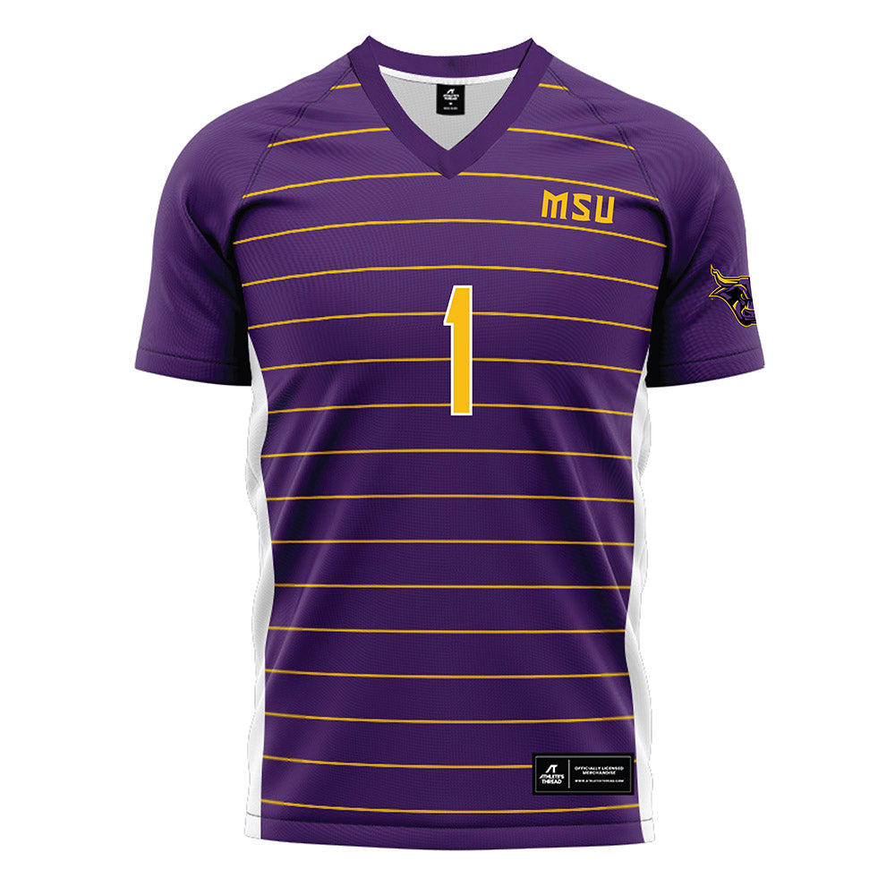 Minn. St. - NCAA Women's Soccer : Delaney Ford - Purple Soccer Jersey-0