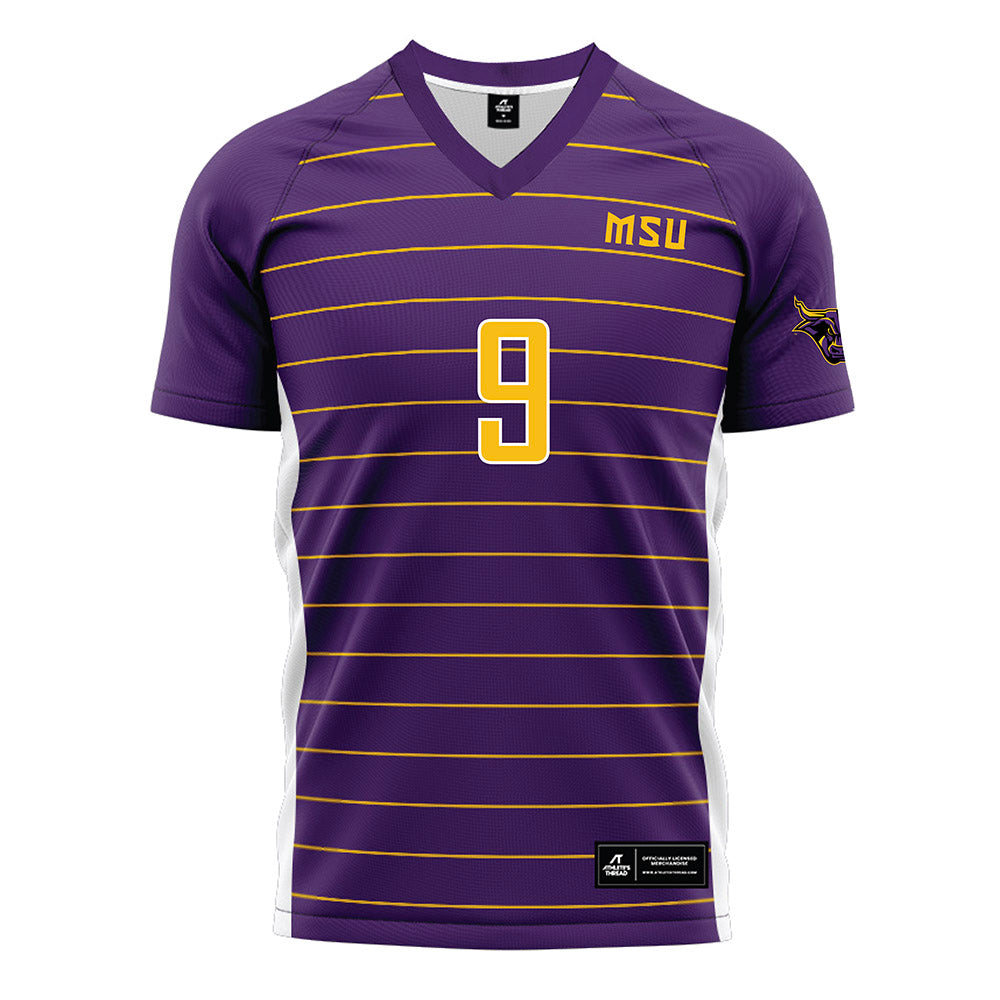 Minn. St. - NCAA Women's Soccer : Meghan Przybilla - Purple Soccer Jersey-0