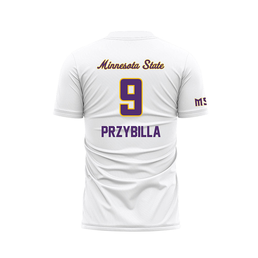 Minn. St. - NCAA Women's Soccer : Meghan Przybilla - White Soccer Jersey-1