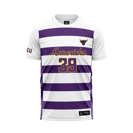 Minn. St. - NCAA Women's Soccer : Megan Grater - White Soccer Jersey-0