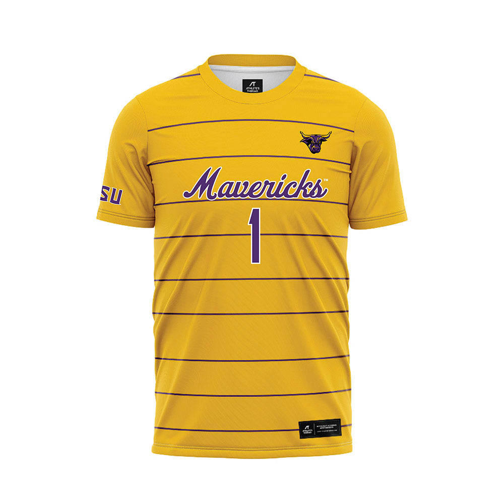 Minn. St. - NCAA Women's Soccer : Delaney Ford - Gold Soccer Jersey-0