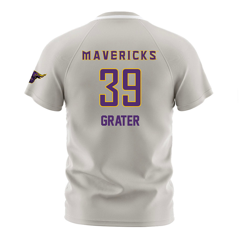 Minn. St. - NCAA Women's Soccer : Megan Grater - Grey Soccer Jersey-1