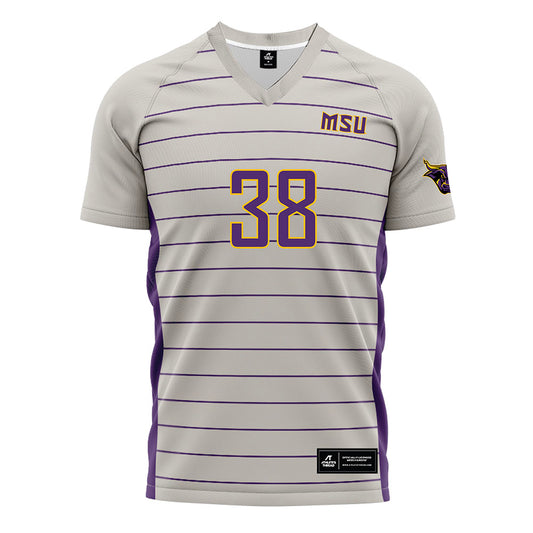 Minn. St. - NCAA Women's Soccer : Taryn Johnson - Grey Soccer Jersey-0