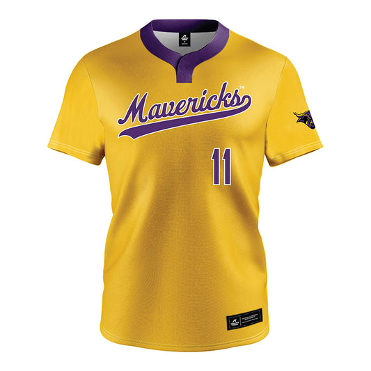 Minn. St. - NCAA Softball : Kenedi Pryne - Gold Jersey-0