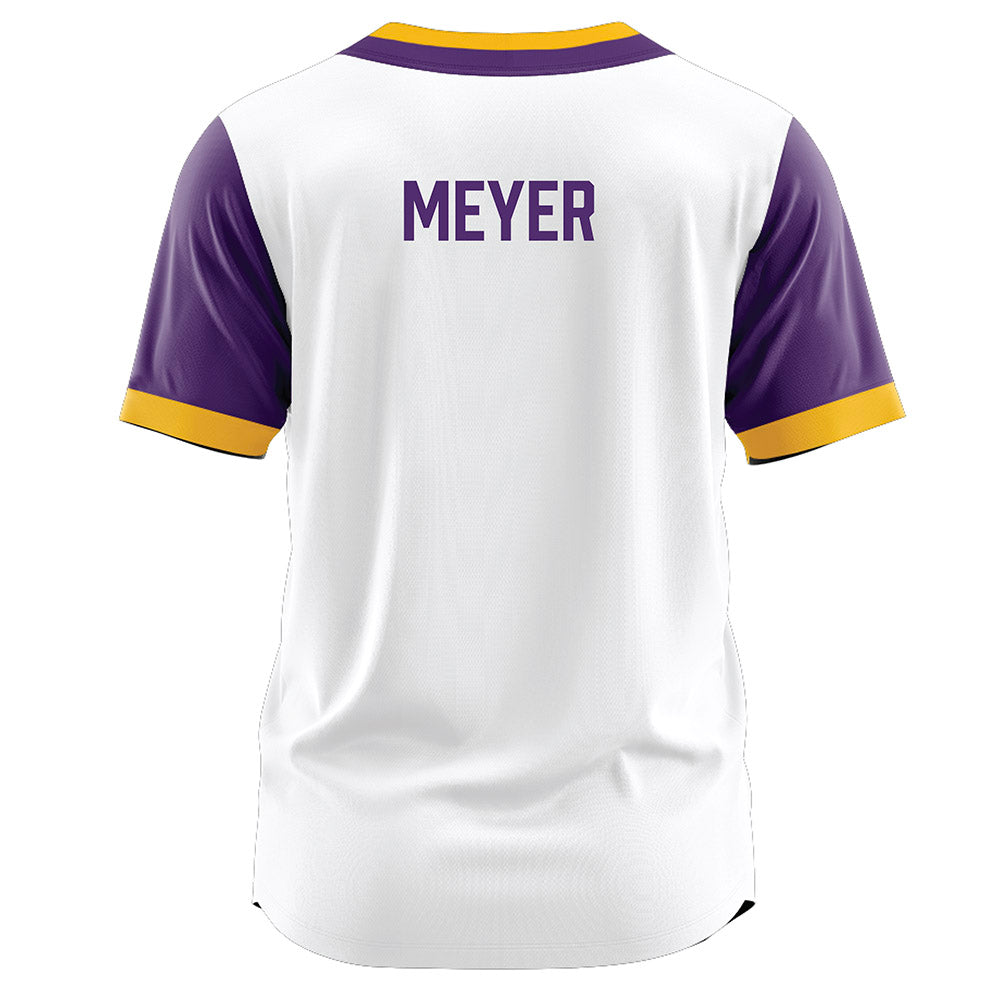Minn. St. - NCAA Softball : Lori Meyer - White Jersey-1