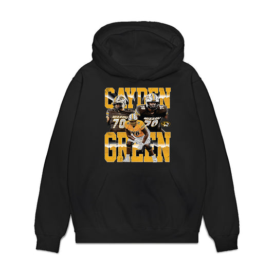 Missouri - NCAA Football : Cayden Green - Collage Premium Hooded Sweatshirt-0