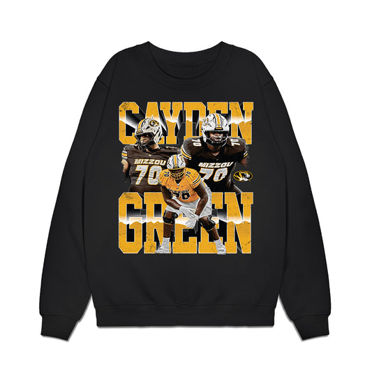 Missouri - NCAA Football : Cayden Green - Collage Premium Crewneck Sweatshirt-0