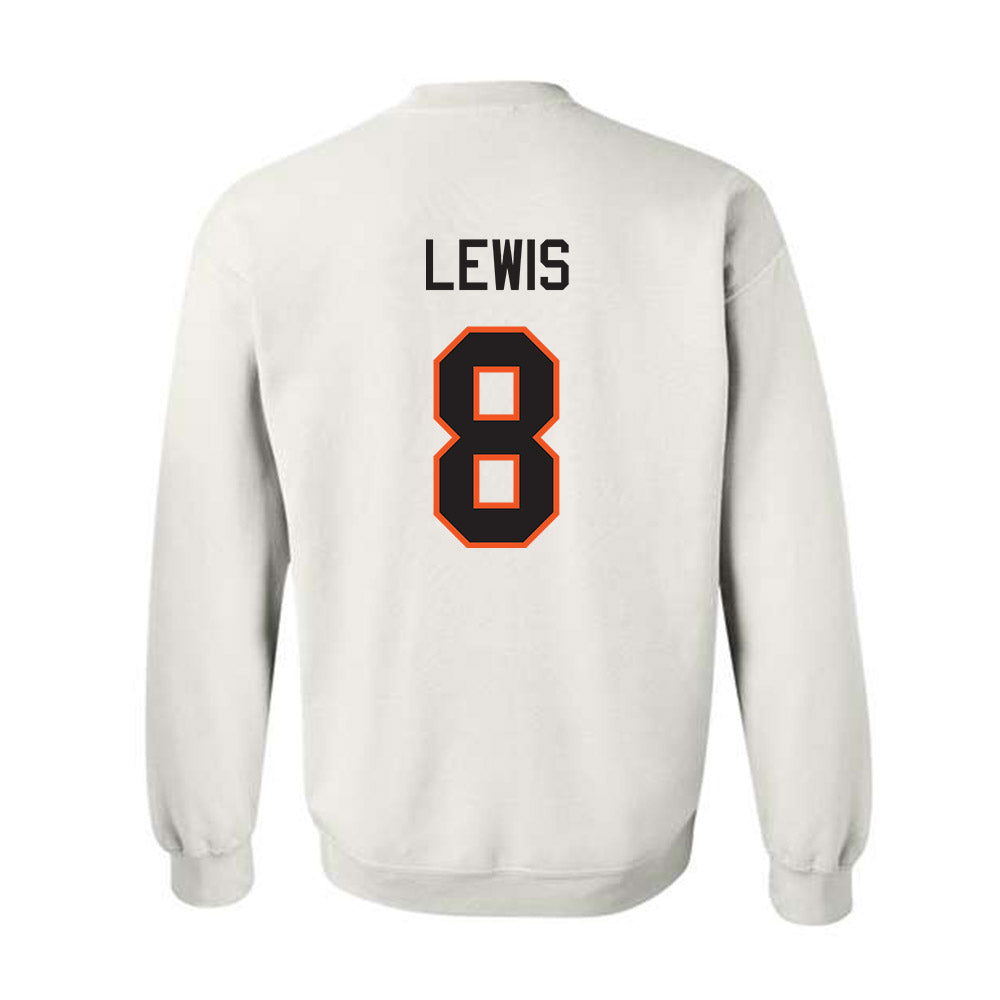 Oklahoma State - NCAA Football : Kollin Lewis - Classic Shersey Crewneck Sweatshirt-1
