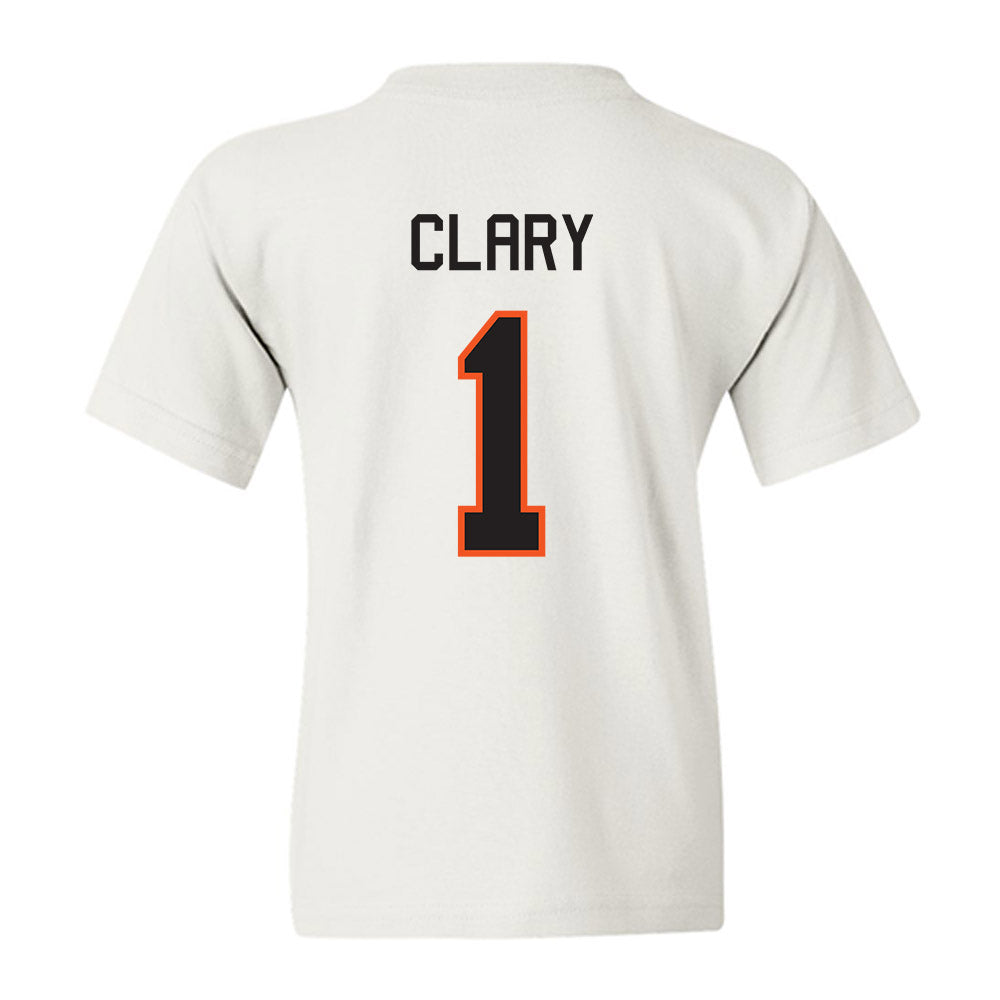 Oklahoma State - NCAA Men's Basketball : Kanye Clary - Classic Shersey Youth T-Shirt-1