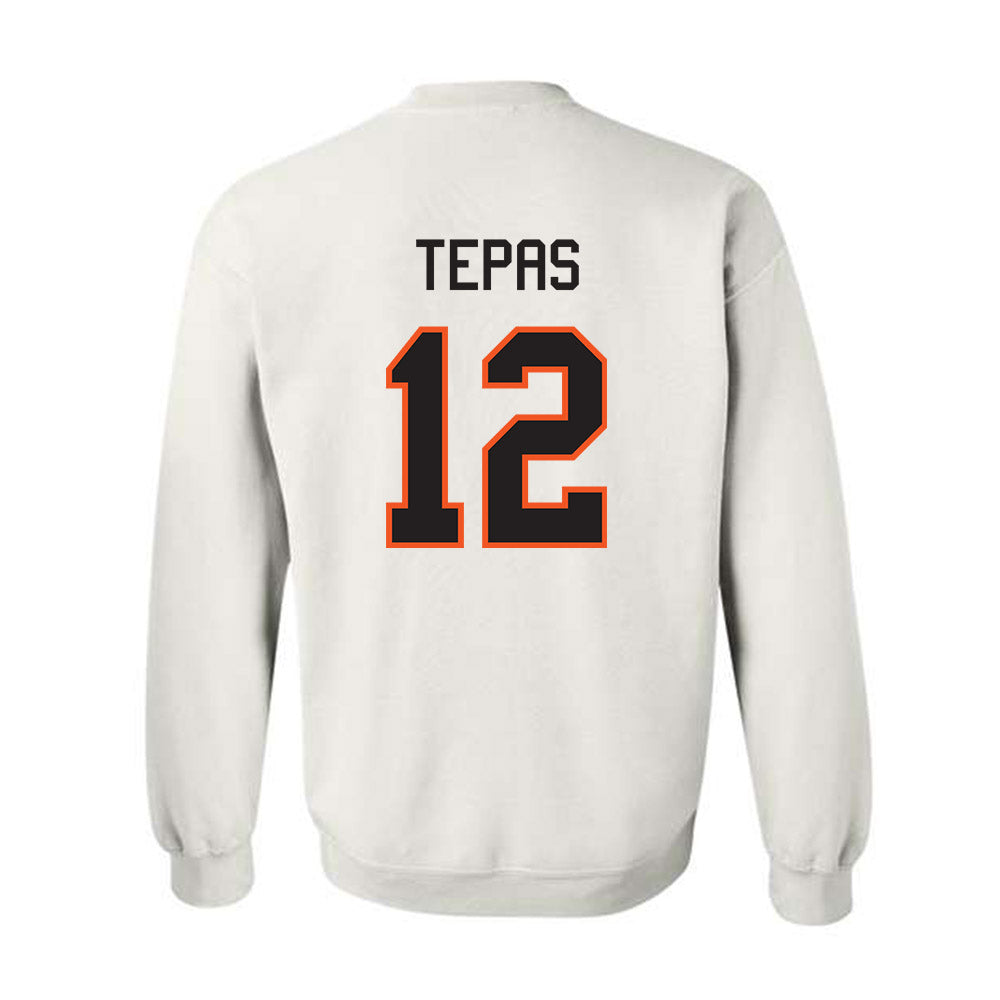 Oklahoma State - NCAA Football : Luke Tepas - Classic Shersey Crewneck Sweatshirt-1
