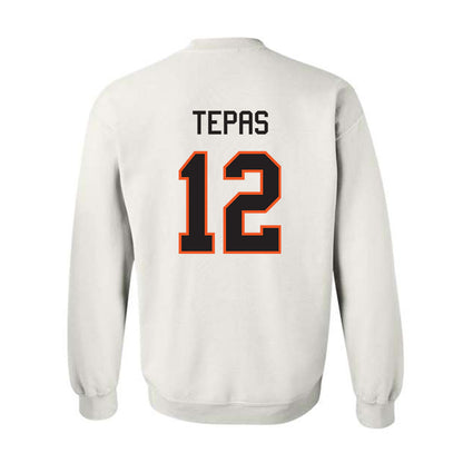 Oklahoma State - NCAA Football : Luke Tepas - Classic Shersey Crewneck Sweatshirt-1