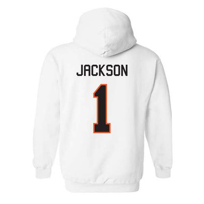 Oklahoma State - NCAA Football : Evan Jackson - Classic Shersey Hooded Sweatshirt-1