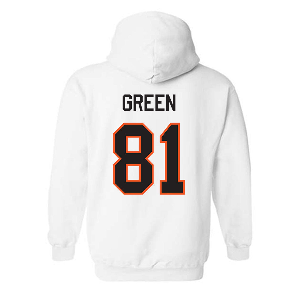Oklahoma State - NCAA Football : Donovan Green - Classic Shersey Hooded Sweatshirt-1