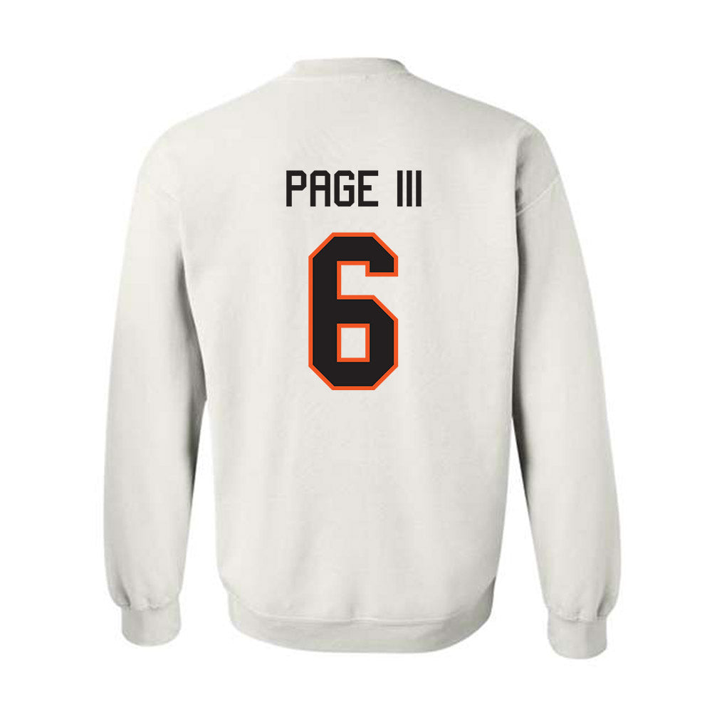 Oklahoma State - NCAA Football : Tre Page III - Classic Shersey Crewneck Sweatshirt-1