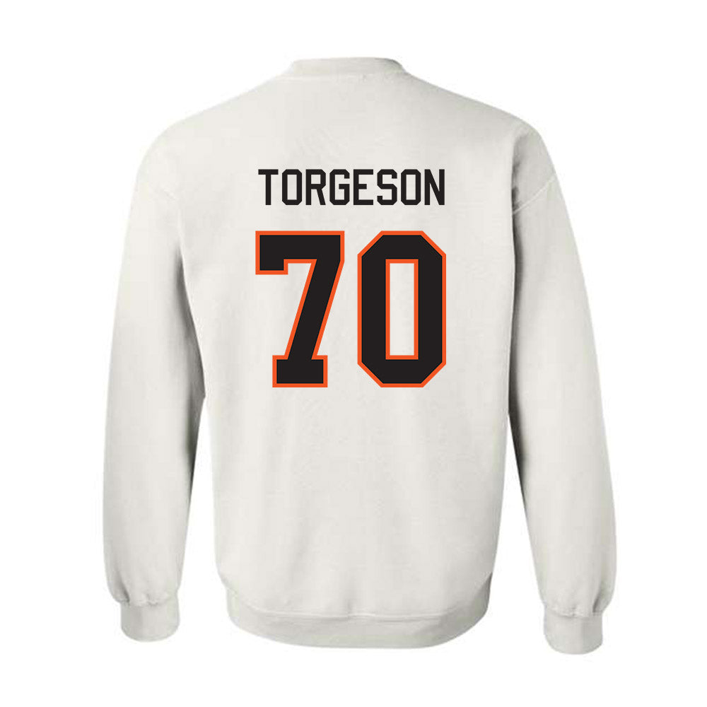 Oklahoma State - NCAA Football : Shaun Torgeson - Classic Shersey Crewneck Sweatshirt-1