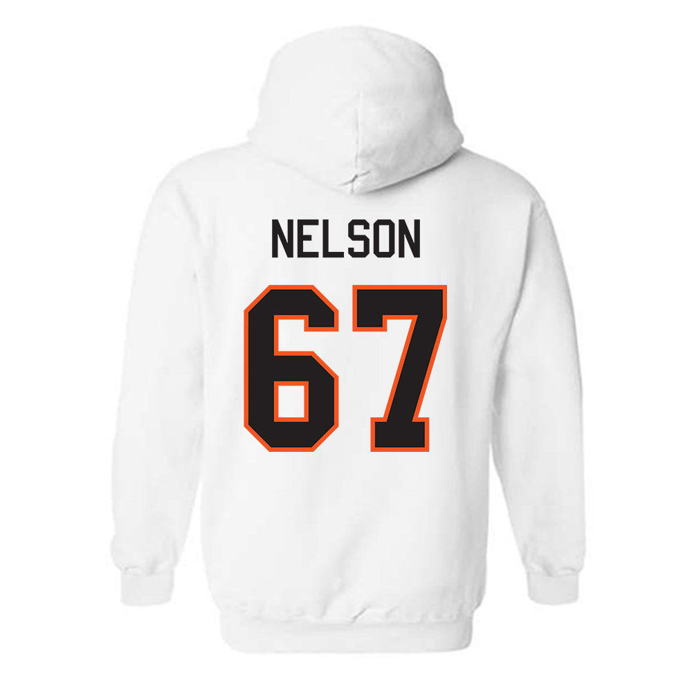 Oklahoma State - NCAA Football : Braydon Nelson - Classic Shersey Hooded Sweatshirt-1