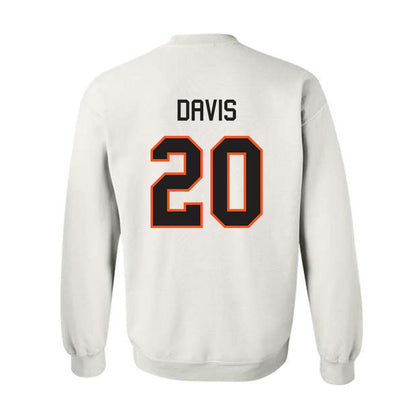 Oklahoma State - NCAA Football : Taurean Davis - Classic Shersey Crewneck Sweatshirt-1