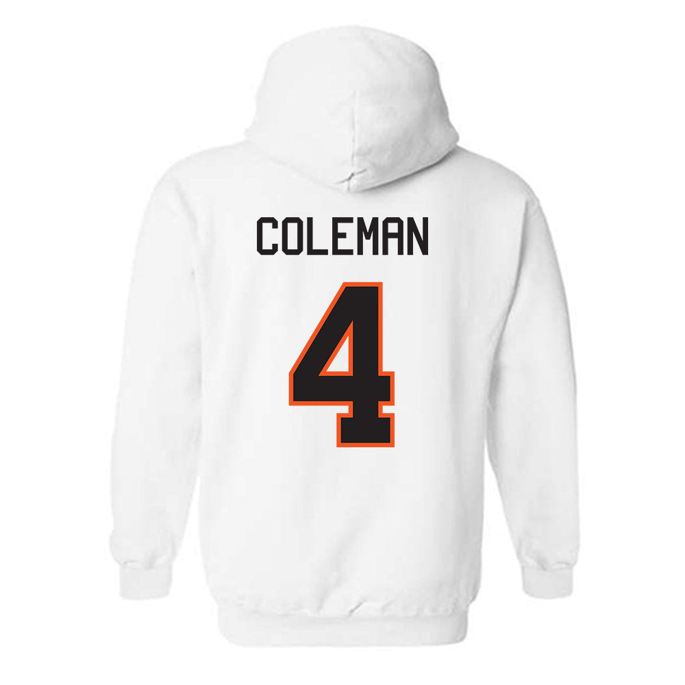 Oklahoma State - NCAA Men's Basketball : Christian Coleman - Classic Shersey Hooded Sweatshirt-1