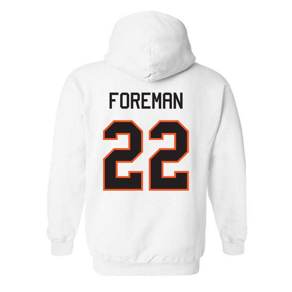Oklahoma State - NCAA Football : Kobi Foreman - Classic Shersey Hooded Sweatshirt-1
