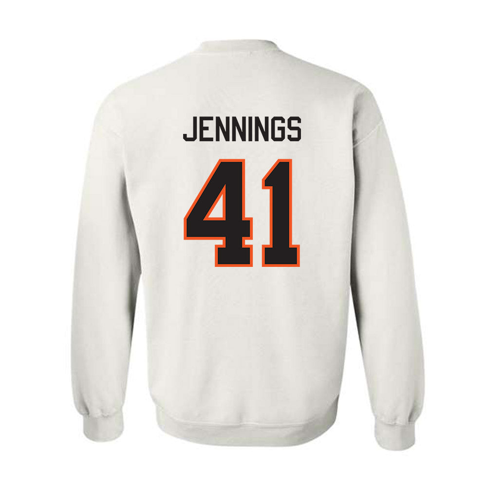 Oklahoma State - NCAA Baseball : Parker Jennings - Classic Shersey Crewneck Sweatshirt-1