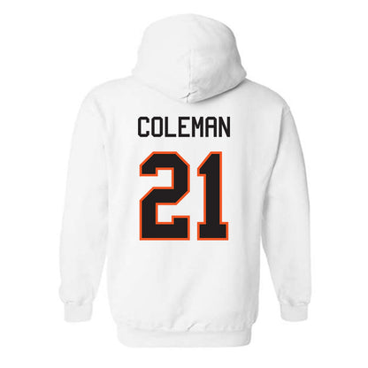Oklahoma State - NCAA Men's Basketball : Isaiah Coleman - Classic Shersey Hooded Sweatshirt-1