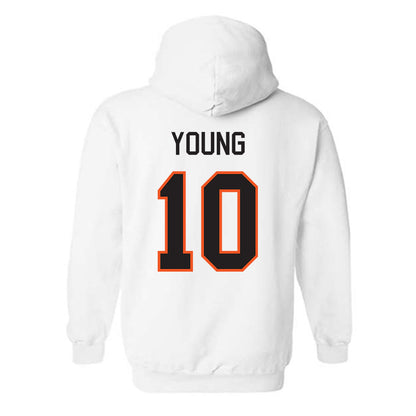 Oklahoma State - NCAA Football : Wyatt Young - Classic Shersey Hooded Sweatshirt-1
