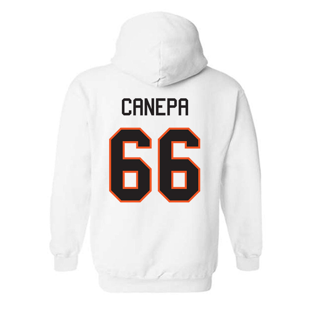 Oklahoma State - NCAA Football : Louie Canepa - Classic Shersey Hooded Sweatshirt-1