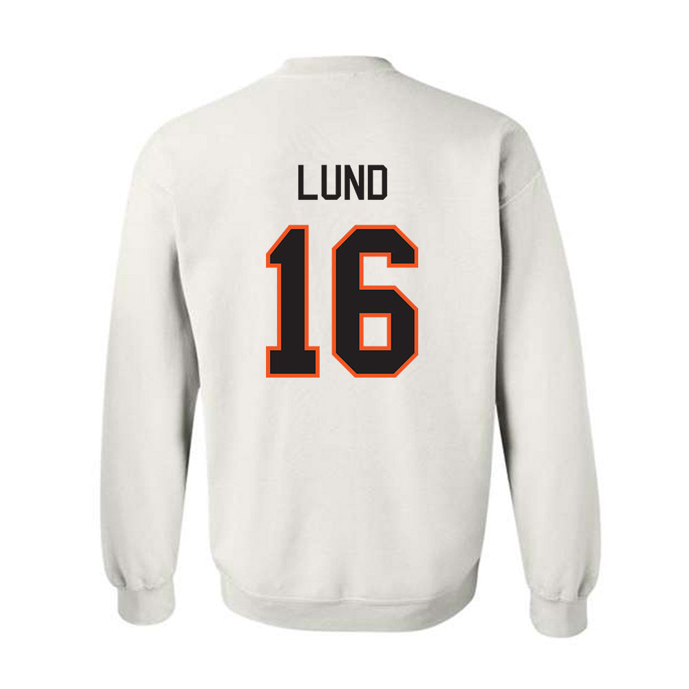 Oklahoma State - NCAA Baseball : Ethan Lund - Classic Shersey Crewneck Sweatshirt-1