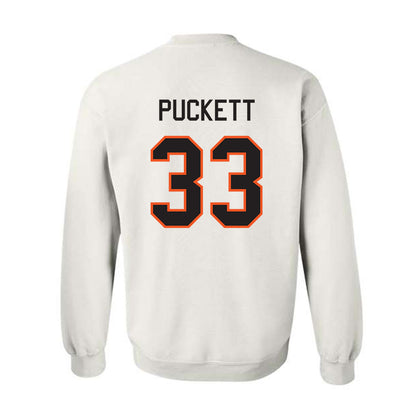 Oklahoma State - NCAA Football : Jack Puckett - Classic Shersey Crewneck Sweatshirt-1