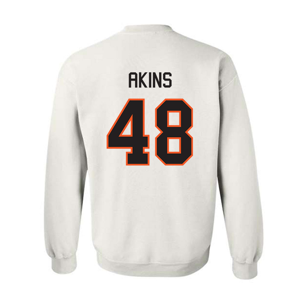 Oklahoma State - NCAA Football : Nolan Akins - Classic Shersey Crewneck Sweatshirt-1