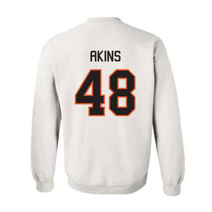 Oklahoma State - NCAA Football : Nolan Akins - Classic Shersey Crewneck Sweatshirt-1