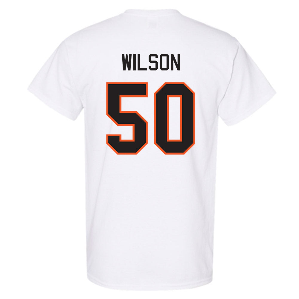 Oklahoma State - NCAA Football : Gunnar Wilson - Classic Shersey T-Shirt-1