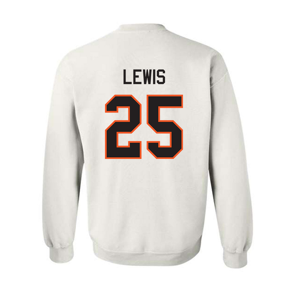 Oklahoma State - NCAA Football : Kollin Lewis - Classic Shersey Crewneck Sweatshirt-1