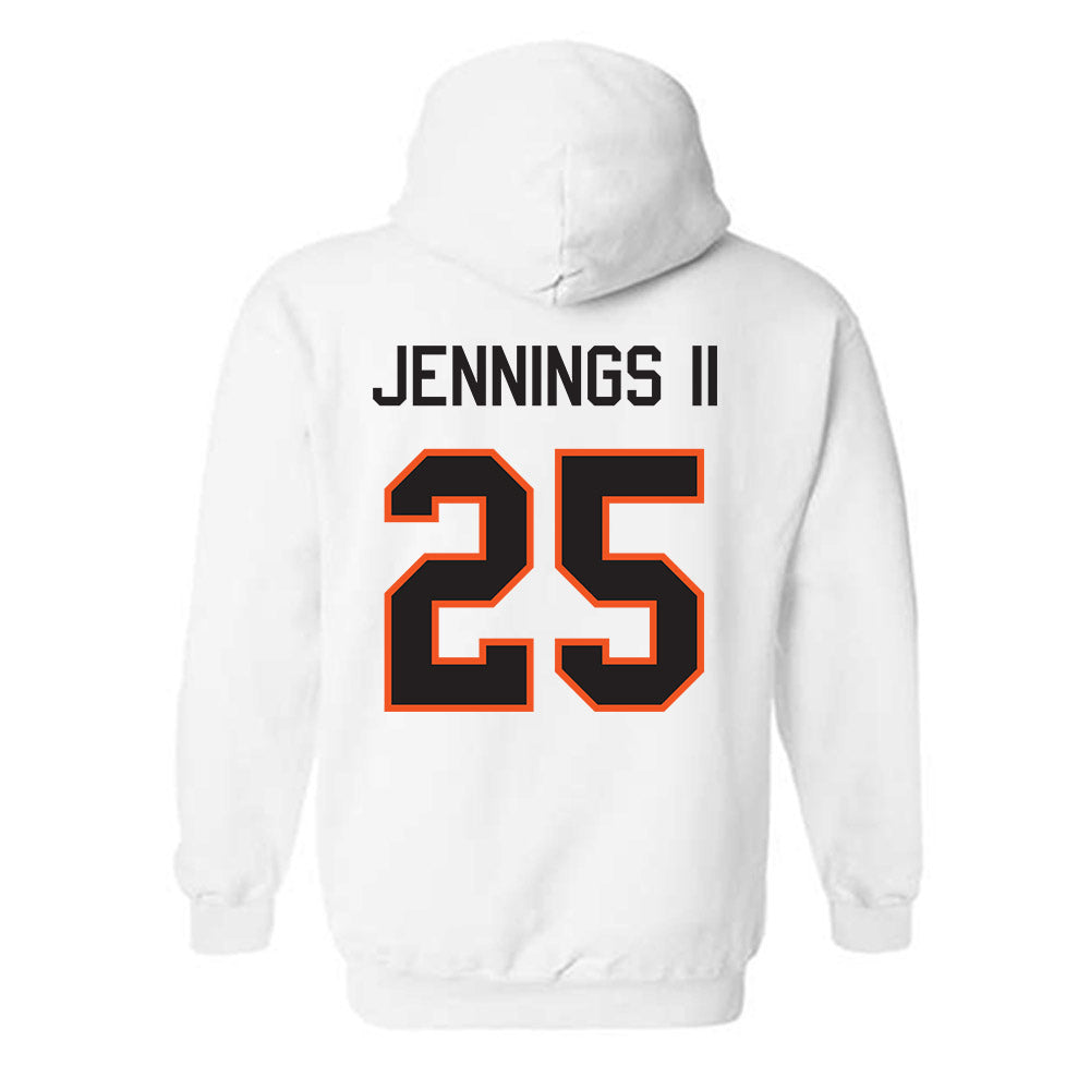 Oklahoma State - NCAA Men's Basketball : Robert Jennings II - Classic Shersey Hooded Sweatshirt-1