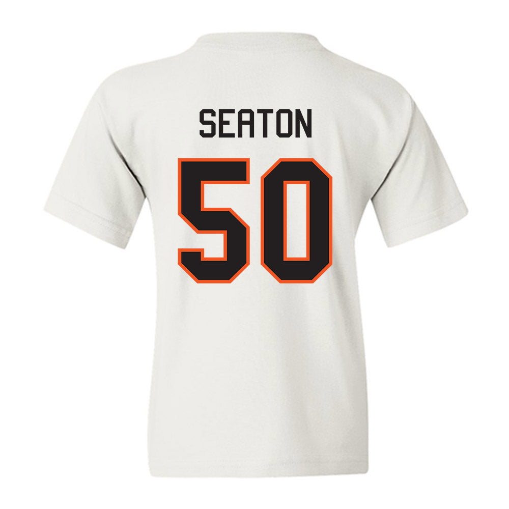 Oklahoma State - NCAA Football : Kole Seaton - Classic Shersey Youth T-Shirt-1
