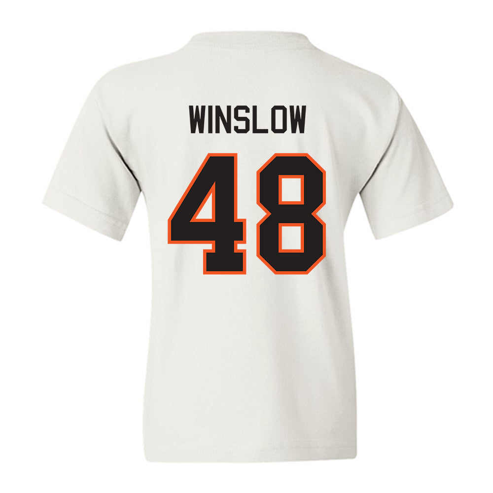 Oklahoma State - NCAA Baseball : Drew Winslow - Classic Shersey Youth T-Shirt-1