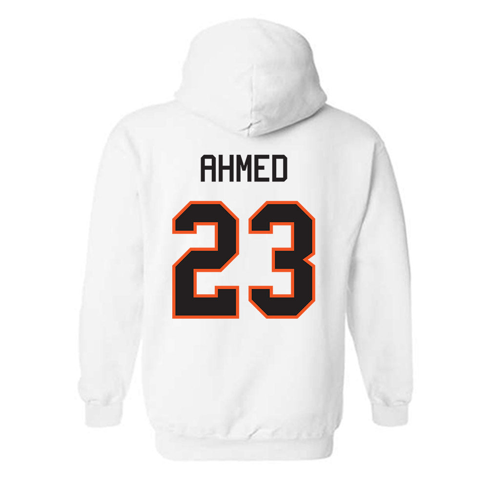 Oklahoma State - NCAA Men's Basketball : Benjamin Ahmed - Classic Shersey Hooded Sweatshirt-1