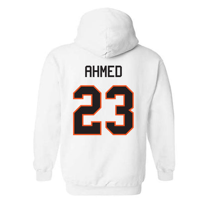 Oklahoma State - NCAA Men's Basketball : Benjamin Ahmed - Classic Shersey Hooded Sweatshirt-1