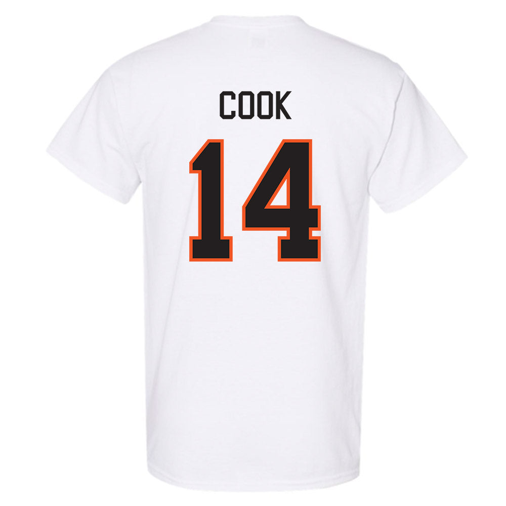 Oklahoma State - NCAA Football : Jeremy Cook - Classic Shersey T-Shirt-1