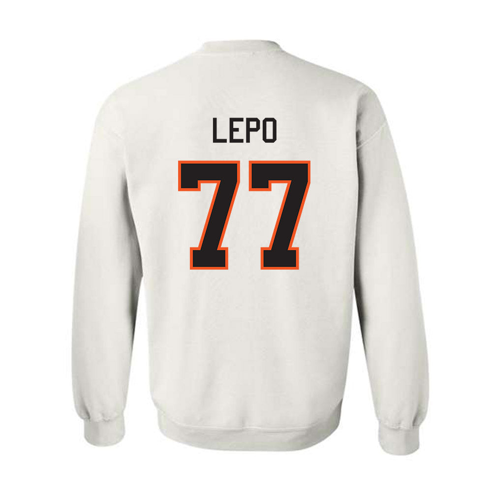 Oklahoma State - NCAA Football : Ashton Lepo - Classic Shersey Crewneck Sweatshirt-1