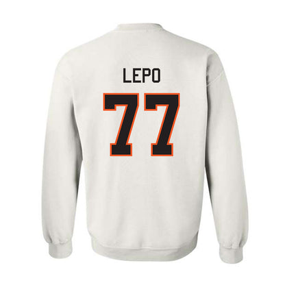 Oklahoma State - NCAA Football : Ashton Lepo - Classic Shersey Crewneck Sweatshirt-1