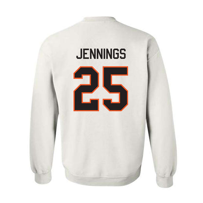 Oklahoma State - NCAA Men's Basketball : Robert Jennings - Classic Shersey Crewneck Sweatshirt-1